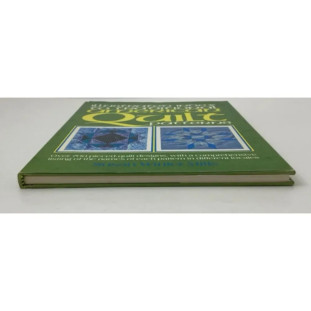 Illustrated Index Quilt Patterns Trad Amer Qu by Mills (Hardcover) VTG